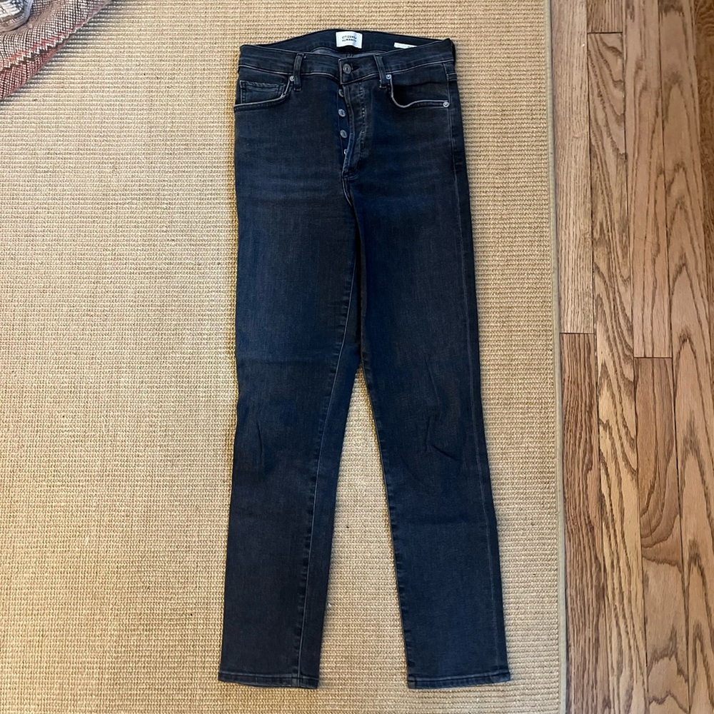 Citizens Of Humanity Charcoal Ankle Jeans
